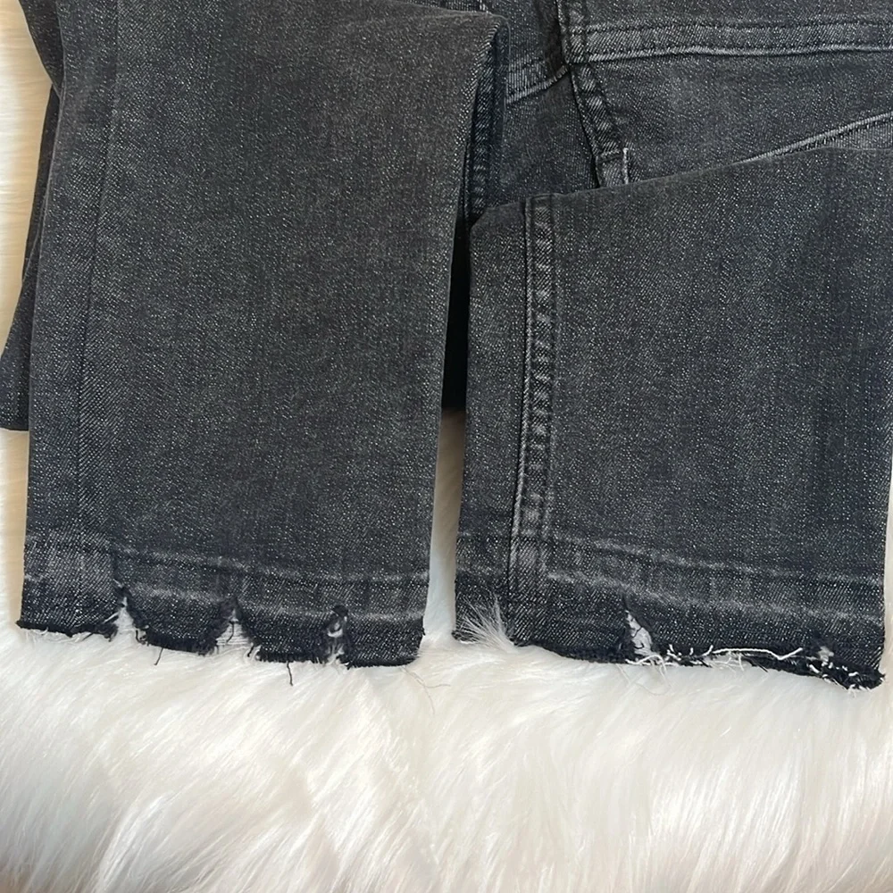 NWT Gap Sky High Skinny Ankle Raw Hem Denim Jeans